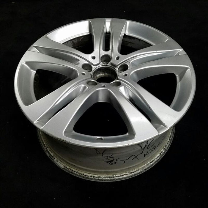18" MERCEDES S-CLASS 17 222 Type, , S550, 18x8 Original OEM Wheel Rim - Side Profile
