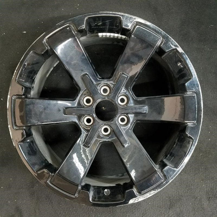22" ESCALADE 15-20 22x9, 6 spoke, single, black Original OEM Wheel Rim - Front View