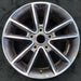 17" CARAVAN 14 17x6.5 aluminum 10 spoke polished face with pockets black - Front View