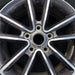 17" CARAVAN 14 17x6.5 aluminum 10 spoke polished face with pockets black - Angle View