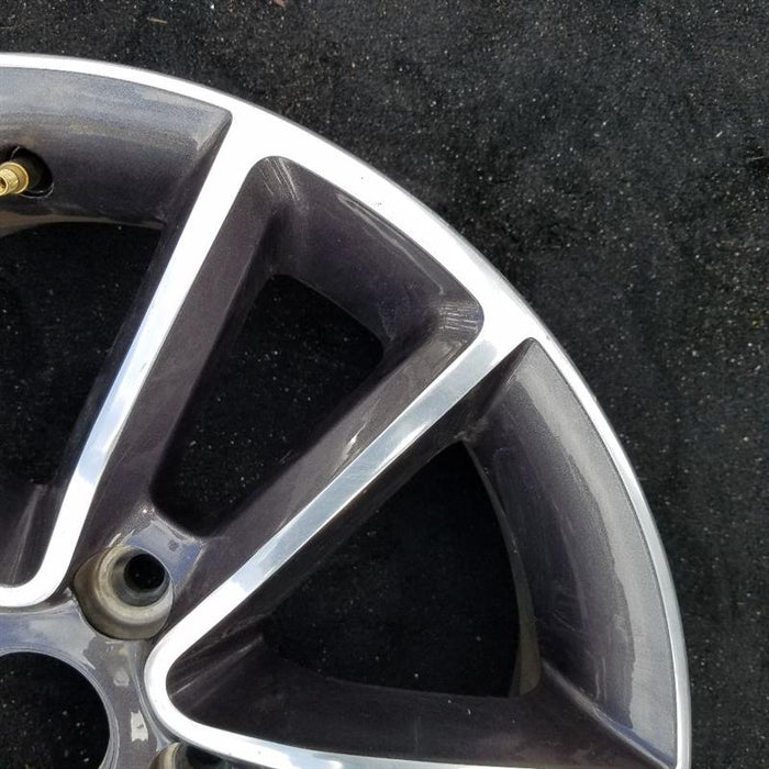 17" CARAVAN 14 17x6.5 aluminum 10 spoke polished face with pockets black - Additional View