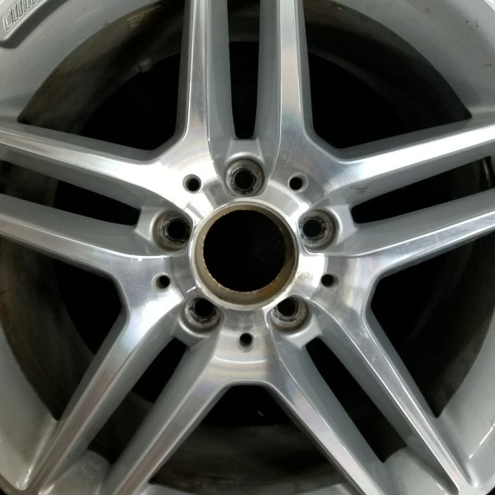 17" MERCEDES C-CLASS 12 204 Type; C250, 17x8.5, 10 spoke, w/AMG Original OEM - Angle View
