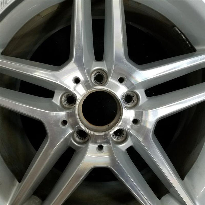 17" MERCEDES C-CLASS 12 204 Type; C250, 17x8.5, 10 spoke, w/AMG Original OEM - Angle View