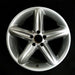 18" MERCEDES S-CLASS 04-05 230 Type; SL500, 18x9.5 , straight spokes Original - Front View