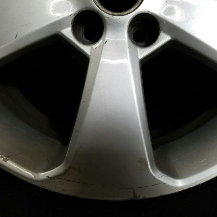17" CRUZE 11 17x7, 5 spoke, machined finish Original OEM Wheel Rim - Back View