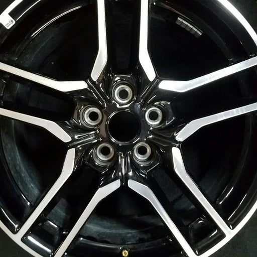 18" MUSTANG 18-23 18x8 , 10 spoke Original OEM Wheel Rim - Angle View