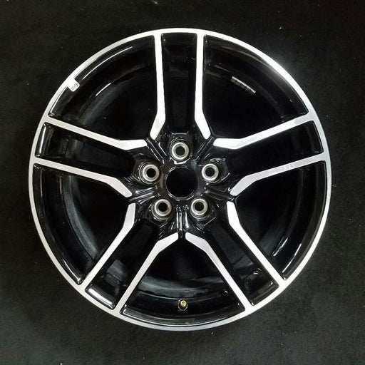 18" MUSTANG 18-23 18x8 , 10 spoke Original OEM Wheel Rim - Front View