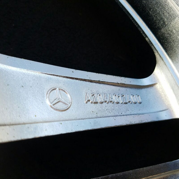 17" MERCEDES C-CLASS 12 204 Type; C250 17x8.5 10 spoke w/AMG Original OEM Wheel - Back View