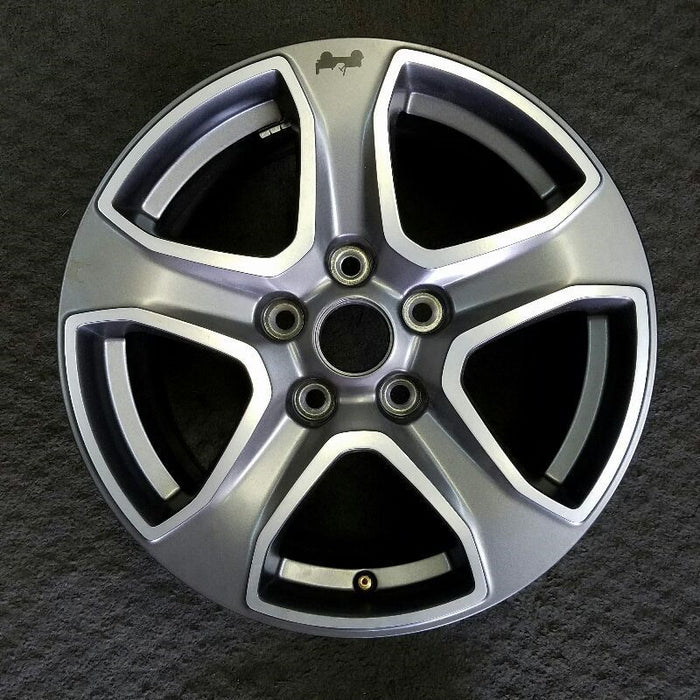 17" WRANGLER 18 VIN X , 17x7.5, , aluminum, straight spoke, w/o recessed outer spoke; Original OEM Wheel Rim