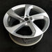 19" F-PACE 17-19 19x8.5 alloy 5 spoke silver Original OEM Wheel Rim - Side Profile