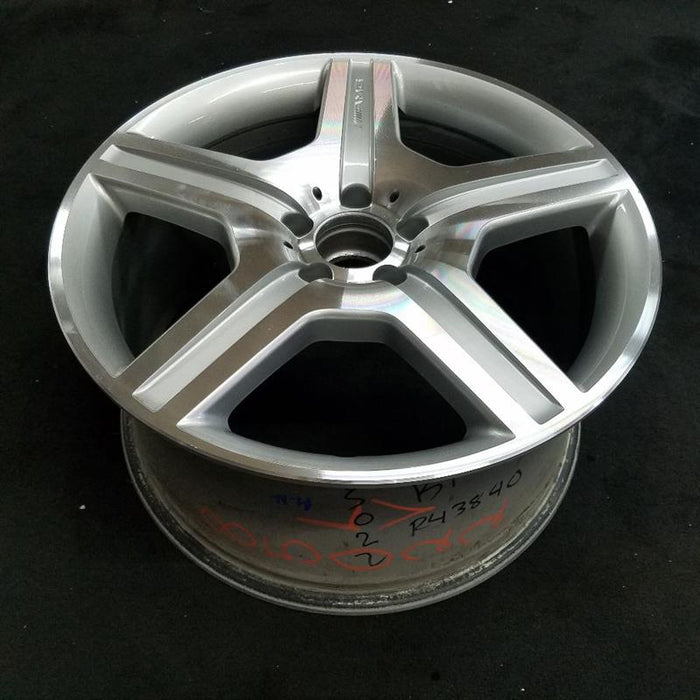 19" MERCEDES CL-CLASS 08-09 216 Type; CL550, 19x9.5, 5 spoke Original OEM Wheel - Side Profile