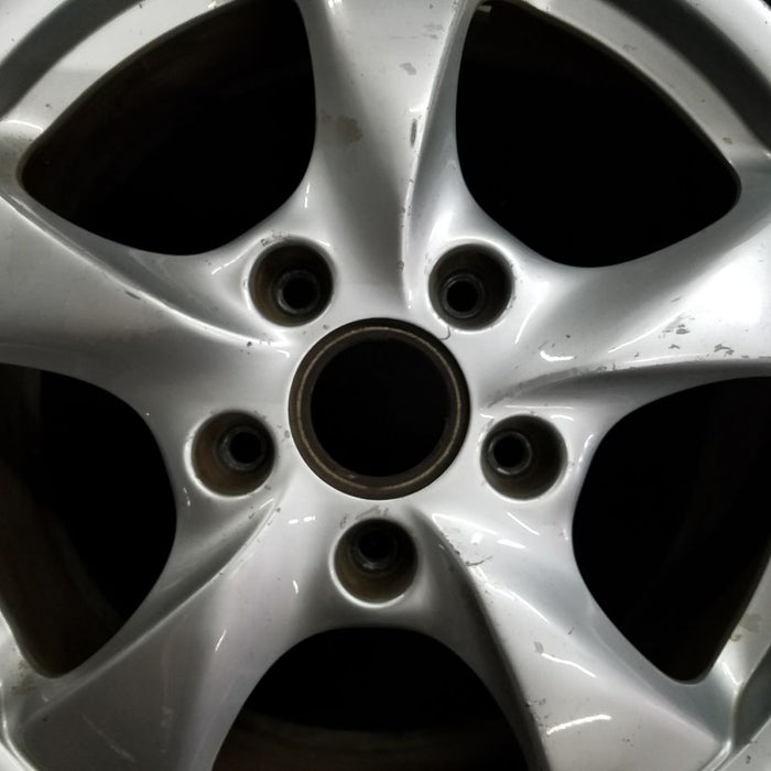 17" PORSCHE BOXSTER 01-03 17x7 , 5 spoke, w/o recessed center Original OEM - Angle View