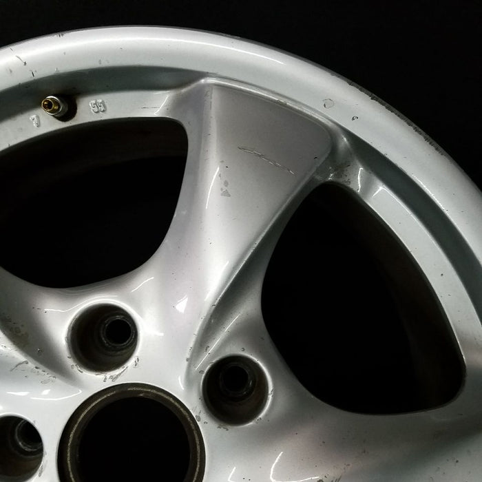 17" PORSCHE BOXSTER 01-03 17x7 , 5 spoke, w/o recessed center Original OEM - Back View