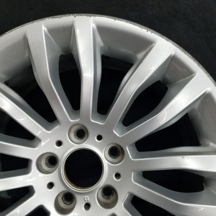 18" BMW X1 12-15 18x8 , 14 spoke Original OEM Wheel Rim - Back View