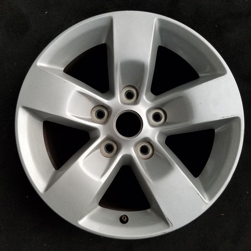 17" DODGE 1500 PICKUP 13-14 17x7 aluminum 5 spoke silver opt WFE Original OEM - Front View