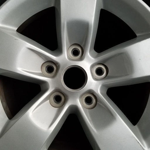 17" DODGE 1500 PICKUP 13-14 17x7 aluminum 5 spoke silver opt WFE Original OEM - Angle View