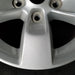 17" DODGE 1500 PICKUP 13-14 17x7 aluminum 5 spoke silver opt WFE Original OEM - Side Profile
