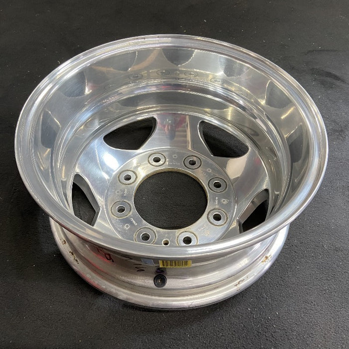 17" SIERRA 3500 PICKUP 11-17 DRW, , forged polished aluminum , rear, outer Original OEM Wheel Rim