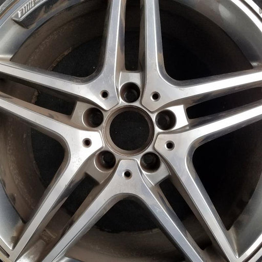 18" MERCEDES C-CLASS 13 204 Type; C63 Cpe 18x8.5 10 spoke 5 pairs Original OEM - Angle View