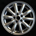 16" S TYPE 00-02 , 16x7.5, 10 spoke Original OEM Wheel Rim - Front View