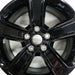 18" WRANGLER 19-20 18x7.5, 5 spoke, , Original OEM Wheel Rim - BLACK - Angle View
