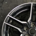 18" MUSTANG 18-23 18x8 , 10 spoke Original OEM Wheel Rim - Side Profile