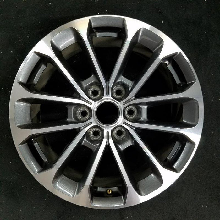 18" FORD F150 PICKUP 18-20 18x7.5, aluminum, 12 spoke , , machined spoke face Original OEM Wheel Rim