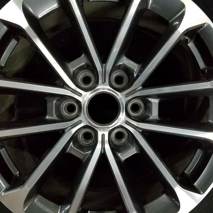 18" FORD F150 PICKUP 18-20 18x7.5, aluminum, 12 spoke , , machined spoke face Original OEM Wheel Rim