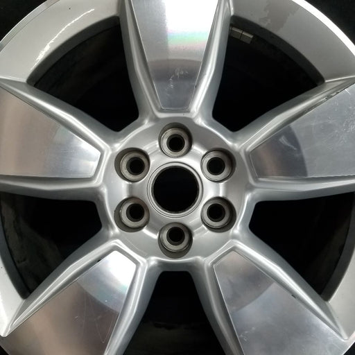 18" COLORADO 20 18x8.5 5 spoke machined face with silver accent opt SE4 - Angle View
