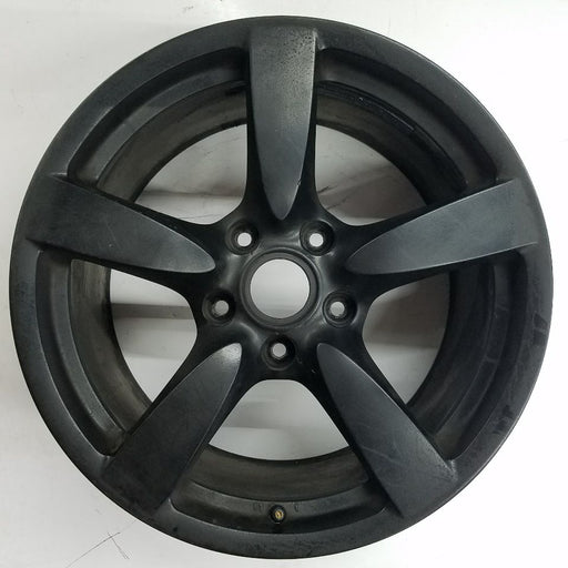 18" PORSCHE BOXSTER 08 18x9 5 spoke w/black finish Original OEM Wheel Rim - Front View