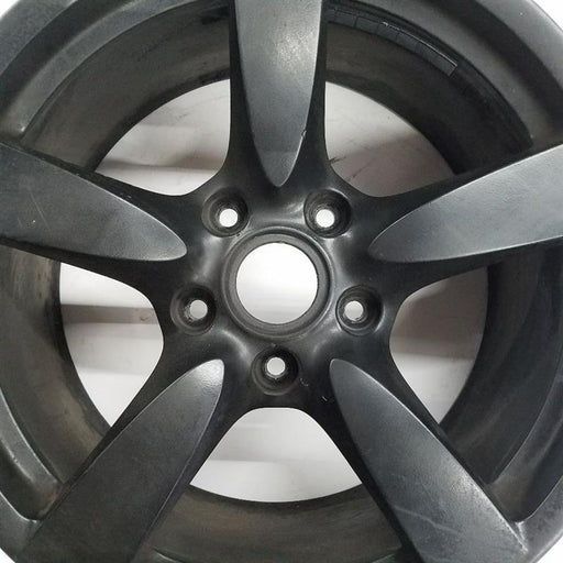 18" PORSCHE BOXSTER 08 18x9 5 spoke w/black finish Original OEM Wheel Rim - Angle View