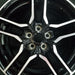 18" MUSTANG 18-23 18x8 , 10 spoke Original OEM Wheel Rim - Angle View