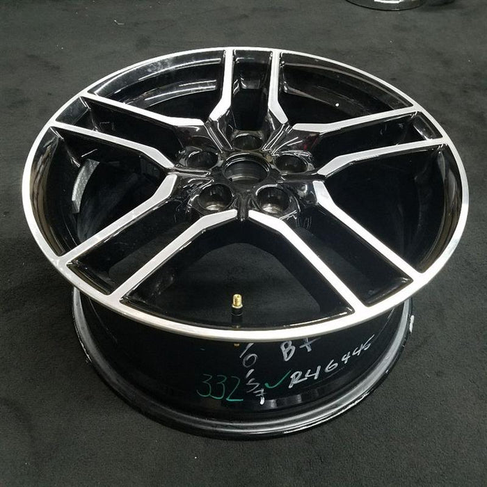 18" MUSTANG 18-23 18x8 , 10 spoke Original OEM Wheel Rim - Side Profile