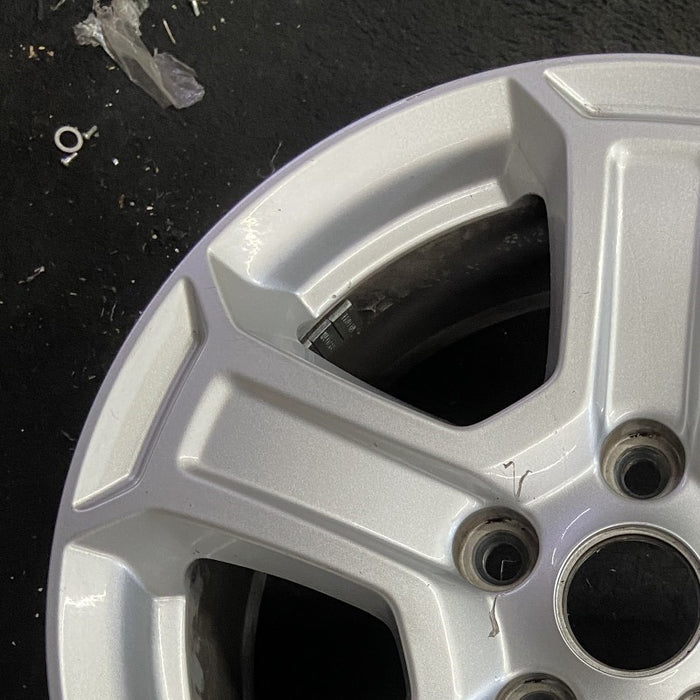 17" WRANGLER 18 VIN X , 17x7.5, , aluminum, straight spoke, w/recessed outer spoke Original OEM Wheel Rim