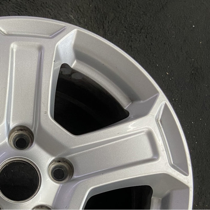 17" WRANGLER 18 VIN X , 17x7.5, , aluminum, straight spoke, w/recessed outer spoke Original OEM Wheel Rim