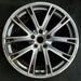 21" PORSCHE PANAMERA 17-20 alloy 21x11.5 5 spoke V spoke dark gray Original OEM - Front View