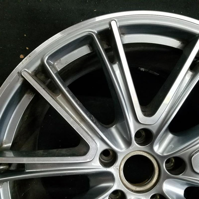 21" PORSCHE PANAMERA 17-20 , 21x11.5, 5 spoke, , dark gray Original OEM Wheel - Additional View
