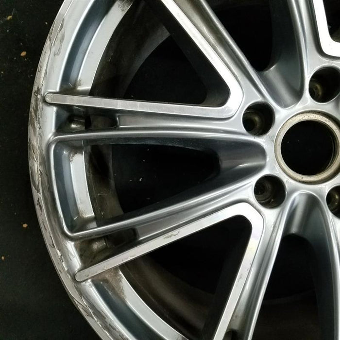 21" PORSCHE PANAMERA 17-20 alloy 21x11.5 5 spoke V spoke dark gray Original OEM - View 7