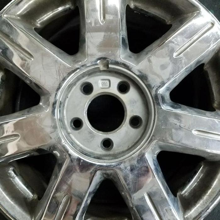 17" DTS 06 17x7, 7 spoke, chrome Original OEM Wheel Rim - Angle View