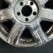17" DTS 06 17x7, 7 spoke, chrome Original OEM Wheel Rim - Side Profile