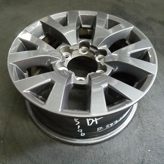 16" TACOMA 20-23 16x7 alloy 6 spoke V spoke dark gray Original OEM Wheel Rim