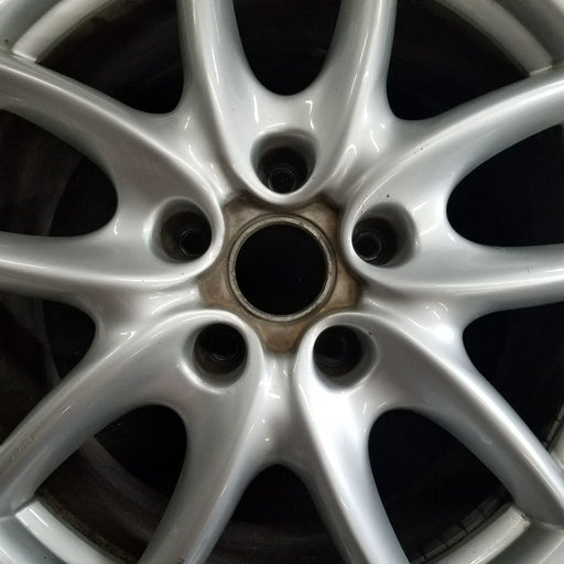 19" PORSCHE CAYENNE 03-04 19x9 10 spoke Original OEM Wheel Rim - Angle View
