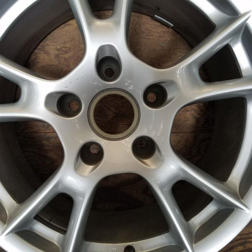 17" PORSCHE BOXSTER 05-08 17x8 5 spoke Original OEM Wheel Rim - Angle View