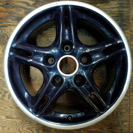 16" PORSCHE BOXSTER 97-04 16x7 rear Original OEM Wheel Rim - Front View