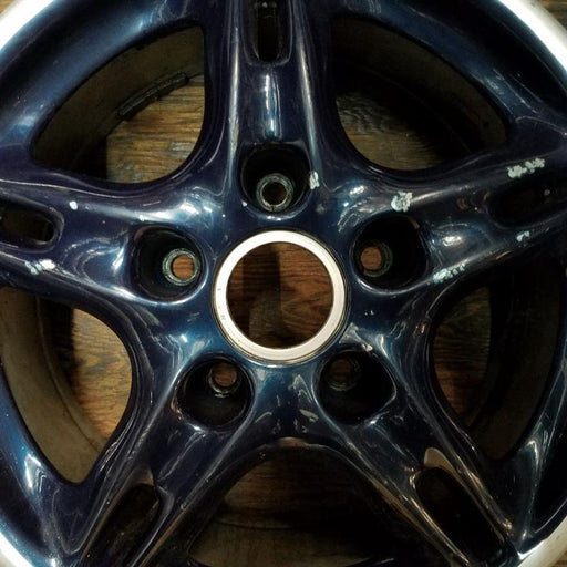 16" PORSCHE BOXSTER 97-04 16x7 rear Original OEM Wheel Rim - Angle View