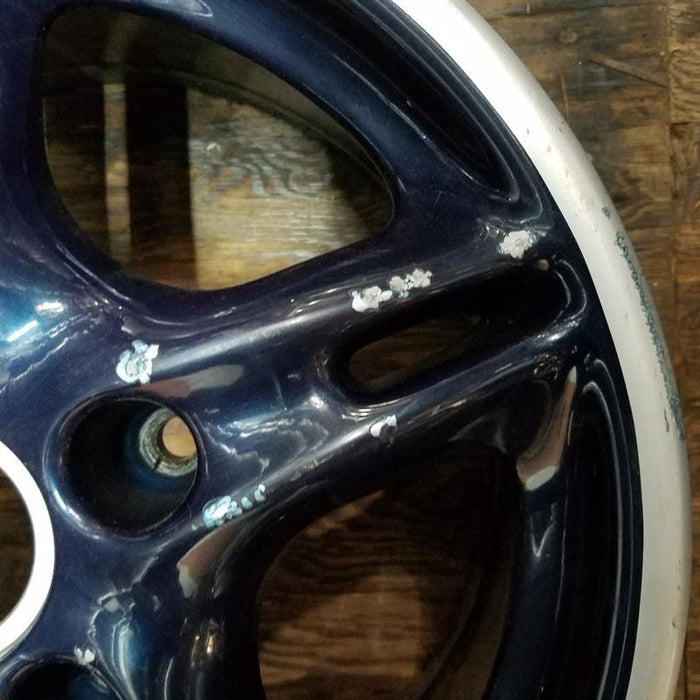 16" PORSCHE BOXSTER 97-04 16x7 rear Original OEM Wheel Rim - Close-Up Detail