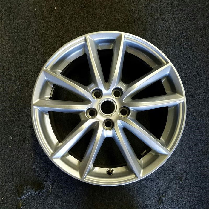 19" RANGE ROVER 13-17 alloy 19x7.5 10 spoke 5 split spoke Original OEM Wheel Rim - Front View