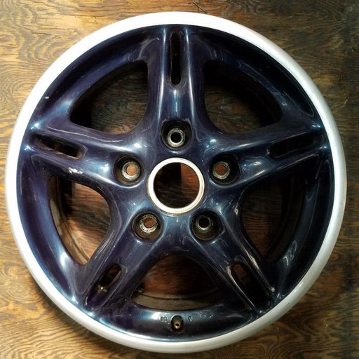 16" PORSCHE BOXSTER 97-04 16x6 frt Original OEM Wheel Rim - Front View
