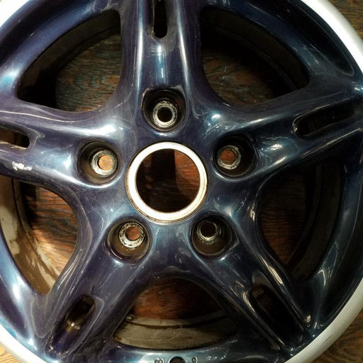 16" PORSCHE BOXSTER 97-04 16x6 frt Original OEM Wheel Rim - Angle View