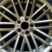 18" BMW 745i 02-05 18x8 , 10 spoke, V spoke design Original OEM Wheel Rim - Angle View